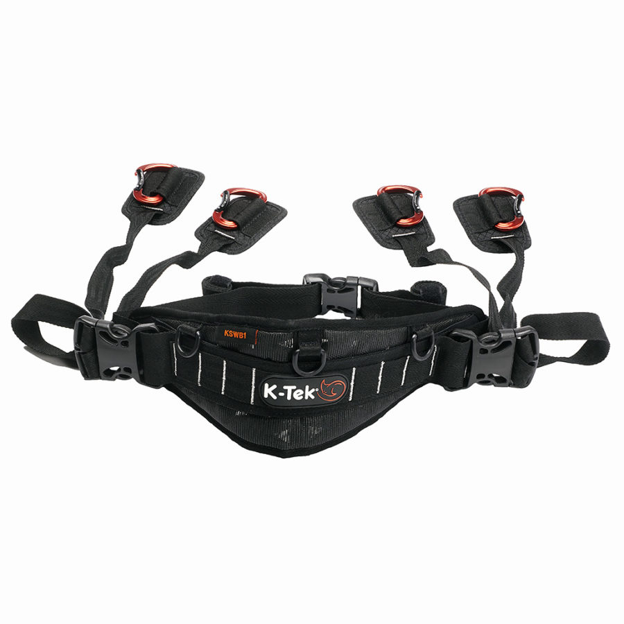 Rear view of KSWB1 Stingray Waistbelt with quick release buckles